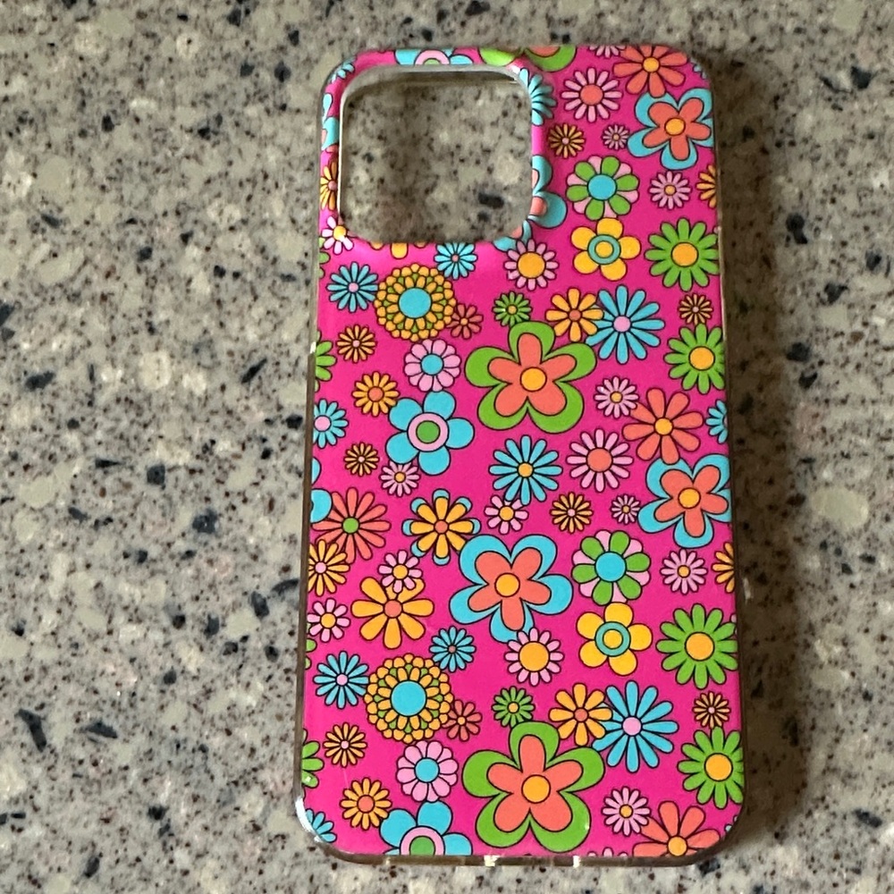 Floral Pink Protective Phone Case - Vibrant Flower Print